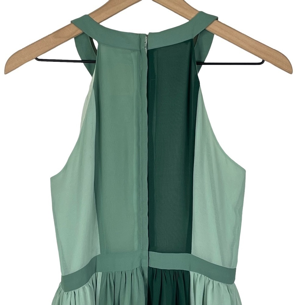ModCloth Dress XS Wicked Elphaba Hi Low Maxi Flowy Whimsical Fairycore Ren Faire - Picture 6 of 10